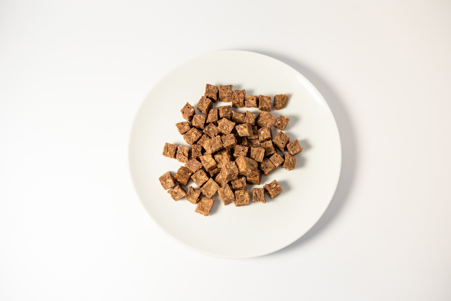 Huhn Fleisch Cubes trocken